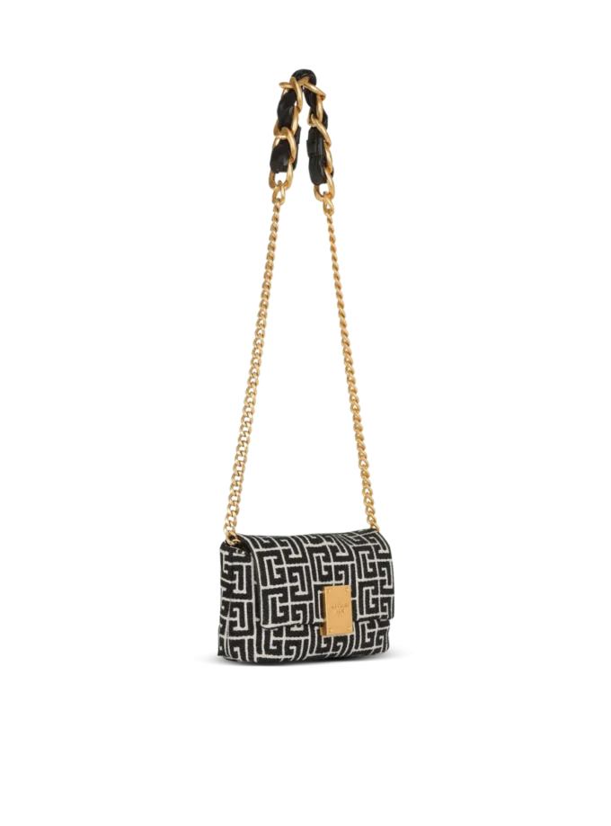 1945 Mini borsa morbida con monogramma jacquard 1945 Mini borsa morbida con monogramma jacquard