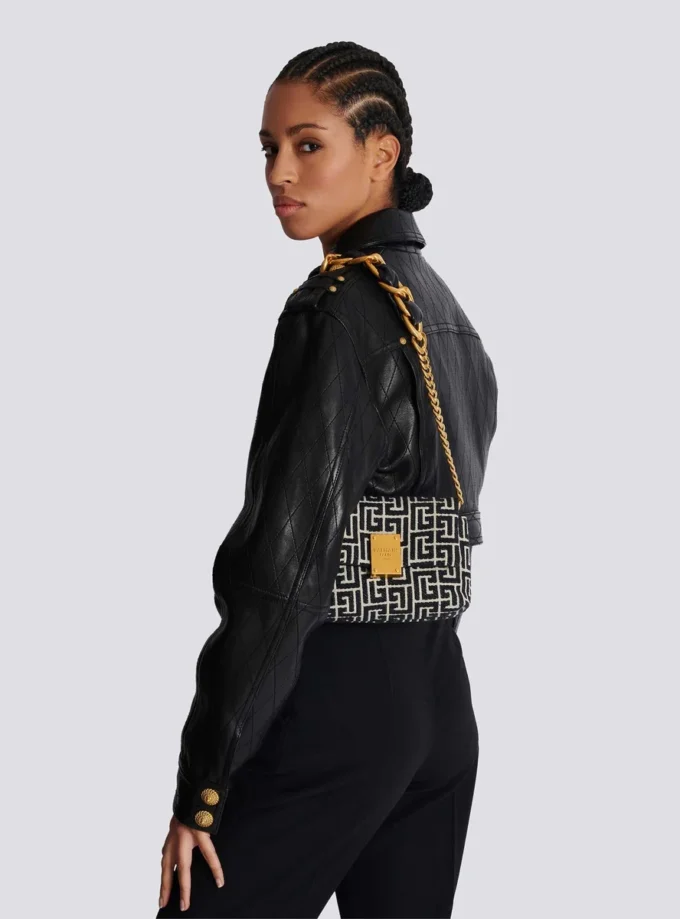 1945 Mini borsa morbida con monogramma jacquard 1945 Mini borsa morbida con monogramma jacquard