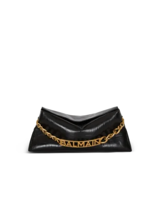 1945 Pochette morbida in pelle di vitello stropicciata
