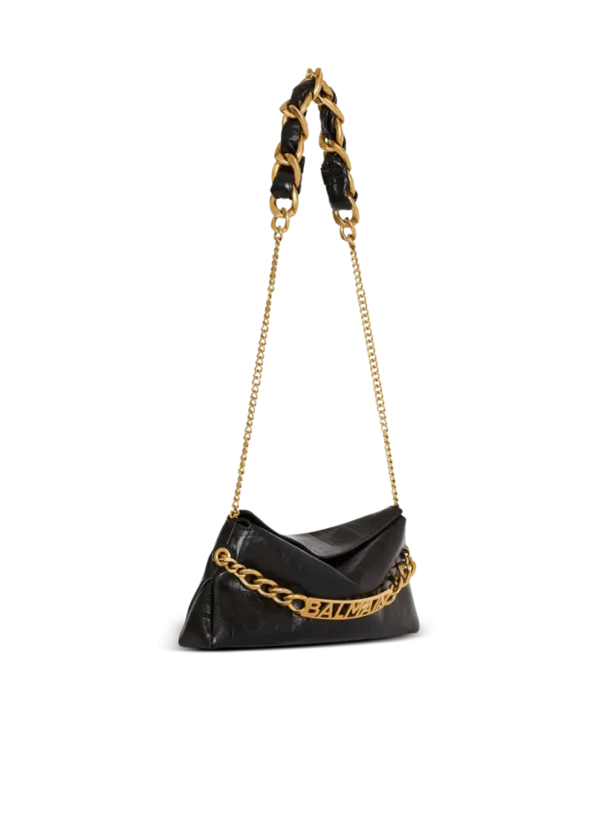 1945 Pochette morbida in pelle di vitello stropicciata 1945 Pochette morbida in pelle di vitello stropicciata