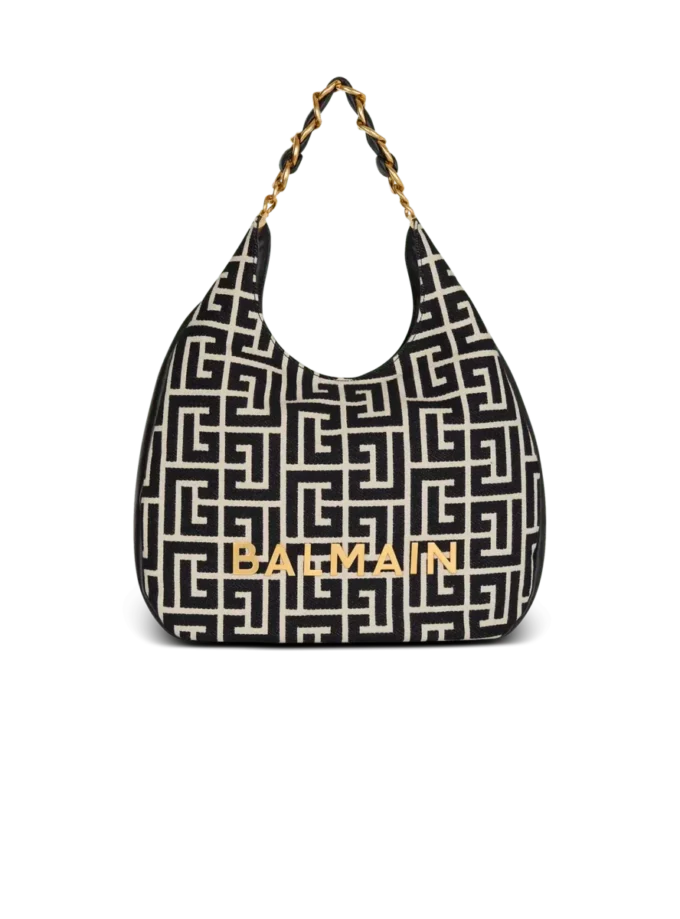 1945 Soft Hobo Large borsa tote grande in jacquard con monogramma 1945 Soft Hobo Large borsa tote grande in jacquard con monogramma