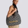 1945 Soft Hobo Large borsa tote grande in jacquard con monogramma 1945 Soft Hobo Large borsa tote grande in jacquard con monogramma