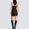 Abito bustier con ricami di paillettes Abito bustier con ricami di paillettes