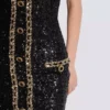 Abito bustier con ricami di paillettes Abito bustier con ricami di paillettes