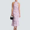 Abito con stampa Poppy Flower