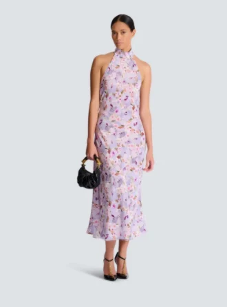 Abito con stampa Poppy Flower