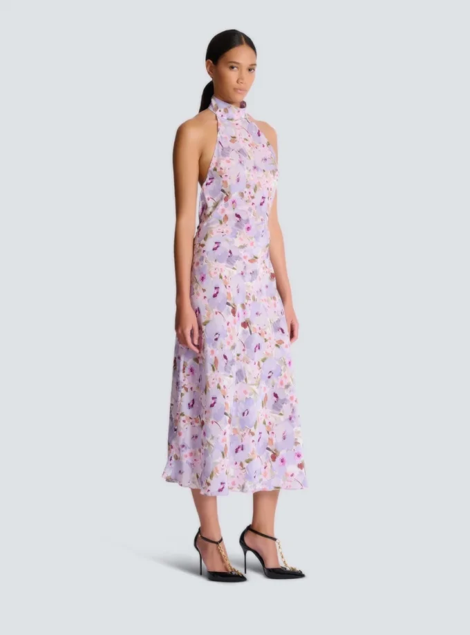 Abito con stampa Poppy Flower