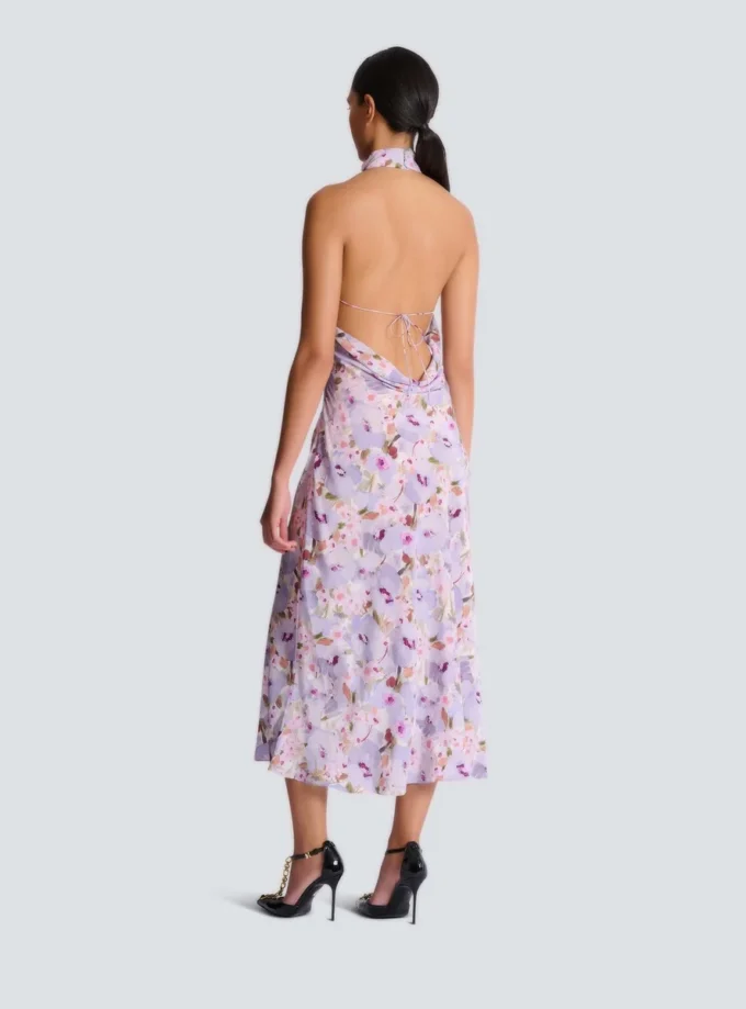 Abito con stampa Poppy Flower