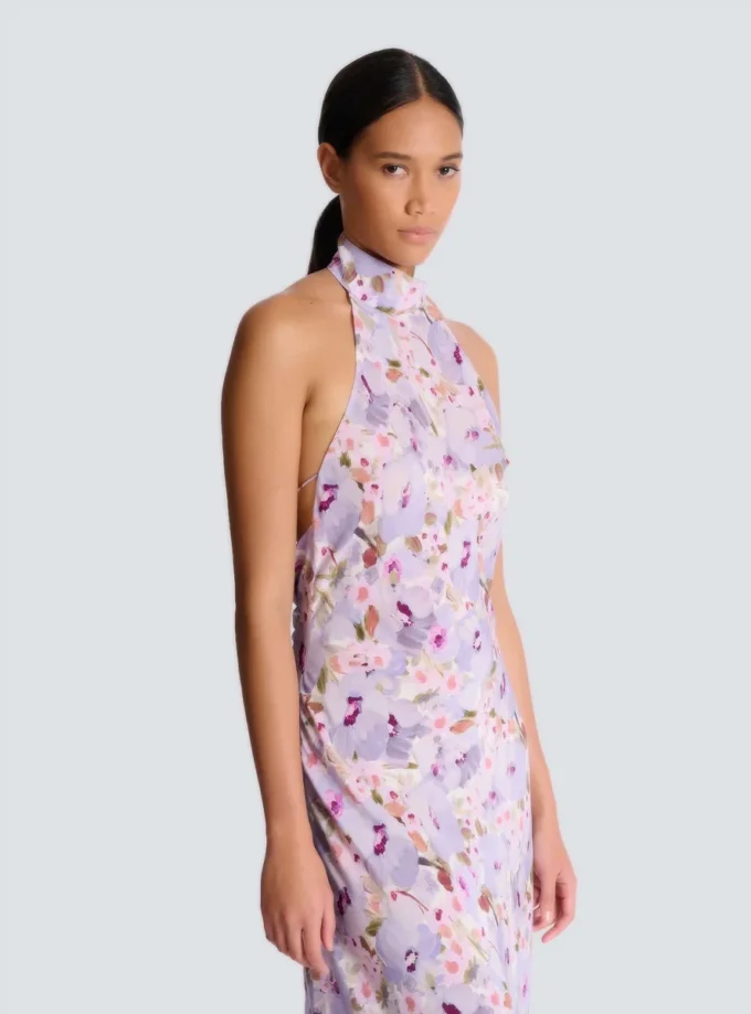 Abito con stampa Poppy Flower