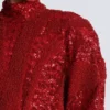 Abito corto con paillettes zebrate Abito corto con paillettes zebrate