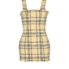 Abito corto con spalline in tweed glitterato Abito corto con spalline in tweed glitterato