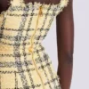 Abito corto con spalline in tweed glitterato Abito corto con spalline in tweed glitterato