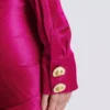 Abito corto in jersey interlock drappeggiato Abito corto in jersey interlock drappeggiato