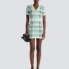 Abito corto in tweed glitterato Abito corto in tweed glitterato