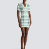 Abito corto in tweed glitterato Abito corto in tweed glitterato