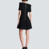 Abito in maglia A-line bicolore Abito in maglia A-line bicolore