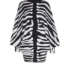 Abito in maglia con intarsio zebrato Abito in maglia con intarsio zebrato