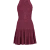 Abito svasato senza maniche in maglia traforata Abito svasato senza maniche in maglia traforata