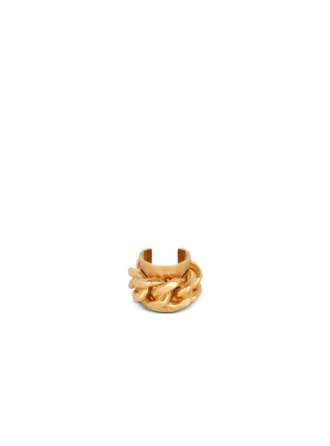 Anello con catena in ottone