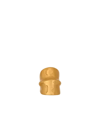 Anello in ottone effetto bambù