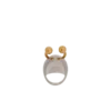 Anello sferico con piercing