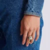 Anello sferico con piercing
