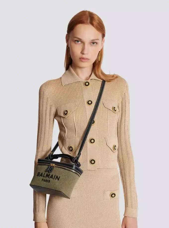 B-Army Vanity Case in tela e pelle B-Army Vanity Case in tela e pelle