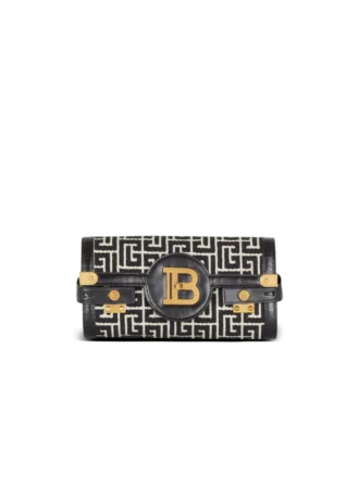 B-Buzz Pouch 23 in tela jacquard monogrammata e pelle
