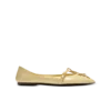 Ballerine Sync in pelle di agnello lucida