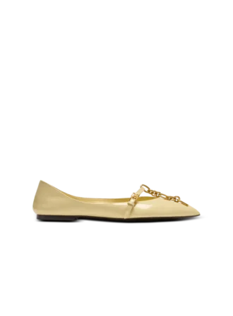 Ballerine Sync in pelle di agnello lucida