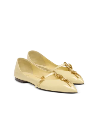 Ballerine Sync in pelle di agnello lucida