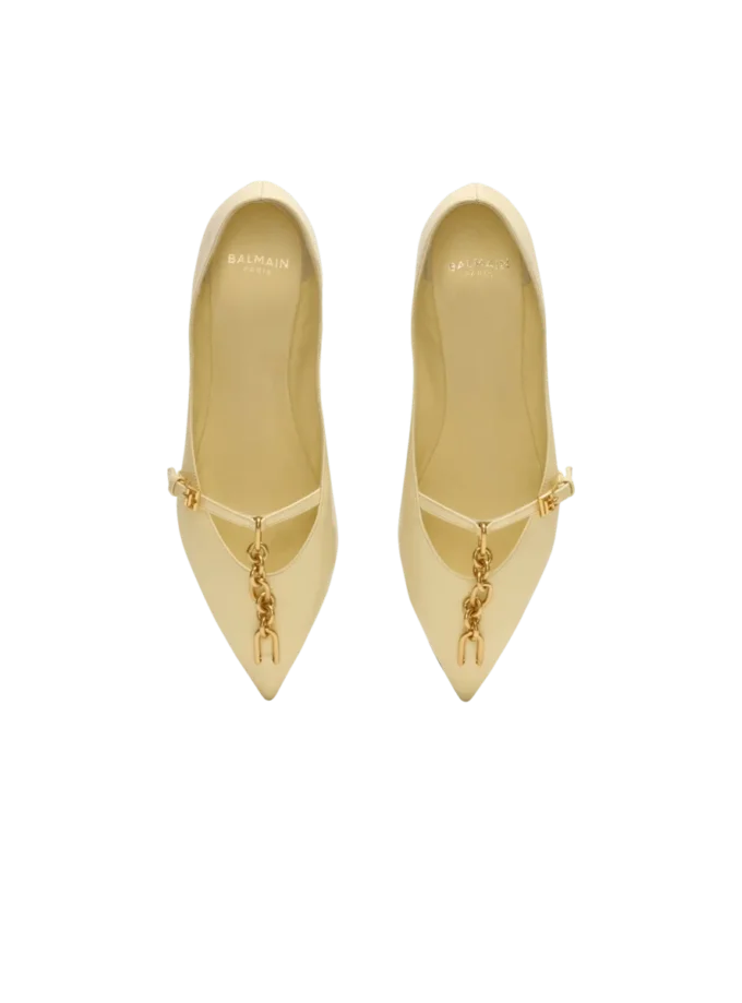 Ballerine Sync in pelle di agnello lucida