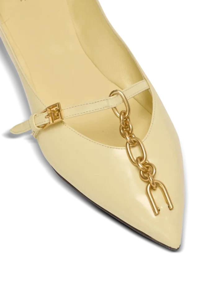 Ballerine Sync in pelle di agnello lucida