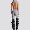 Body drappeggiato con cappuccio Body drappeggiato con cappuccio