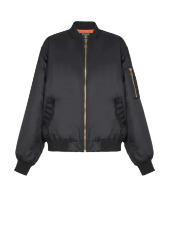 Bomber in nylon stampato
