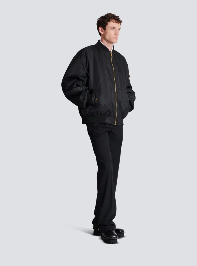 Bomber in nylon stampato Bomber in nylon stampato