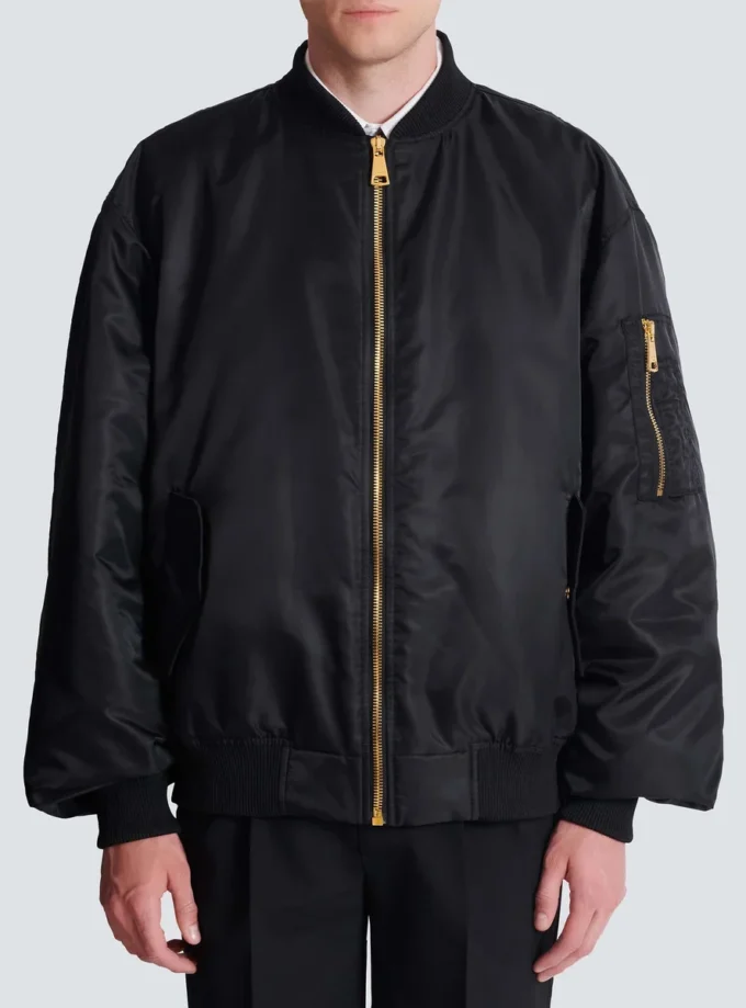 Bomber in nylon stampato Bomber in nylon stampato