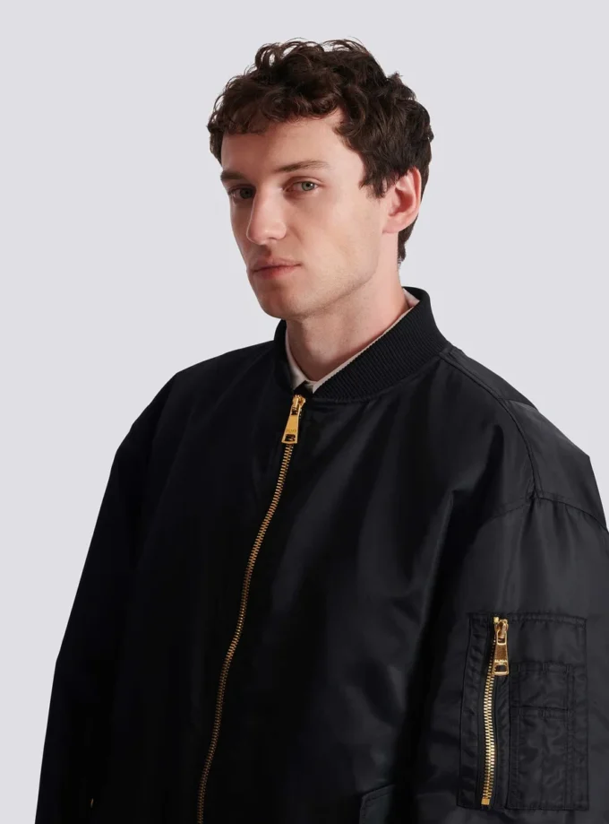 Bomber in nylon stampato Bomber in nylon stampato