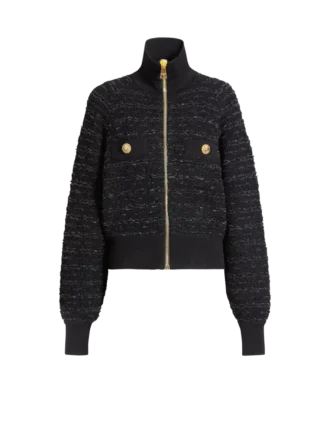 Bomber in tweed