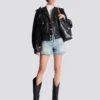 Bomber in tweed e pelle Bomber in tweed e pelle