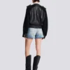 Bomber in tweed e pelle Bomber in tweed e pelle