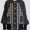 Bomber oversize in tweed misto Bomber oversize in tweed misto