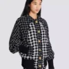Bomber oversize in tweed misto Bomber oversize in tweed misto