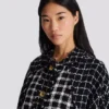 Bomber oversize in tweed misto Bomber oversize in tweed misto