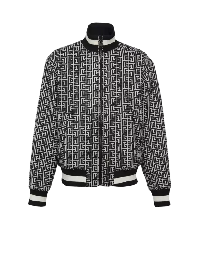 Bomber reversibile con monogramma Bomber reversibile con monogramma