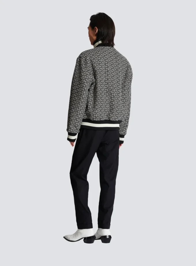 Bomber reversibile con monogramma Bomber reversibile con monogramma