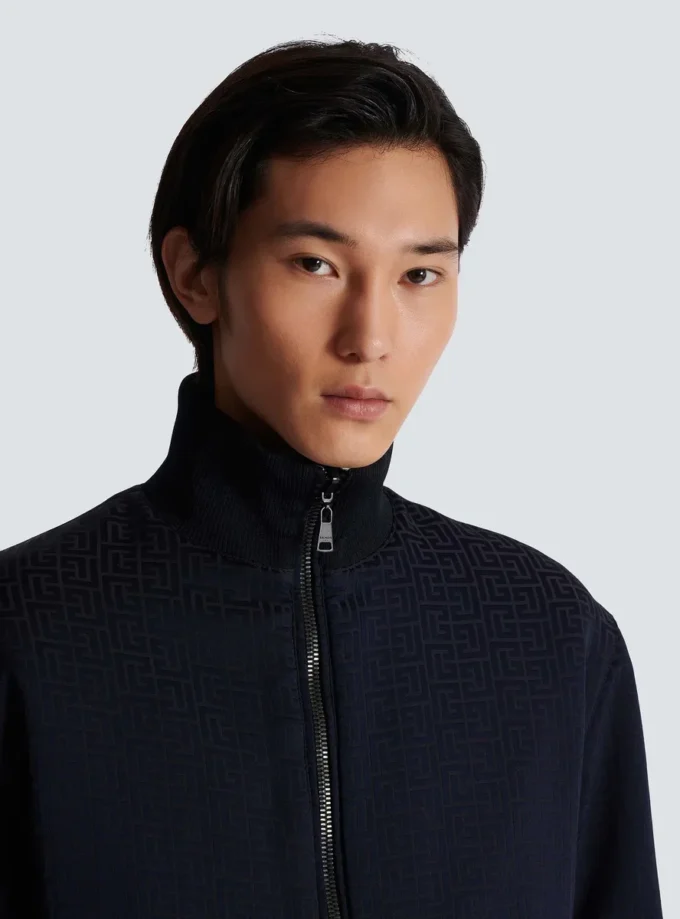 Bomber reversibile con monogramma Bomber reversibile con monogramma