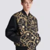 Bomber reversibile stampato con motivo Chaînes Bomber reversibile stampato con motivo Chaînes
