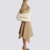 Borsa 1945 Soft Hobo in pelle di vitello goffrata e stropicciata con monogramma PB Labyrinth Borsa 1945 Soft Hobo in pelle di vitello goffrata e stropicciata con monogramma PB Labyrinth