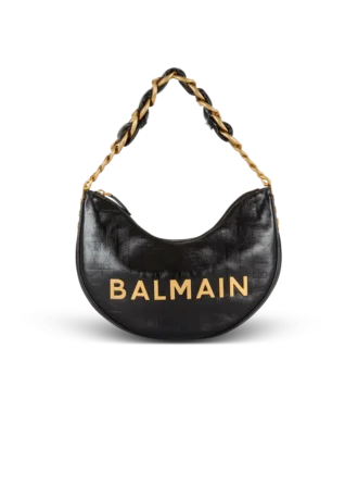 Borsa 1945 Soft Moon in pelle di vitello stropicciata